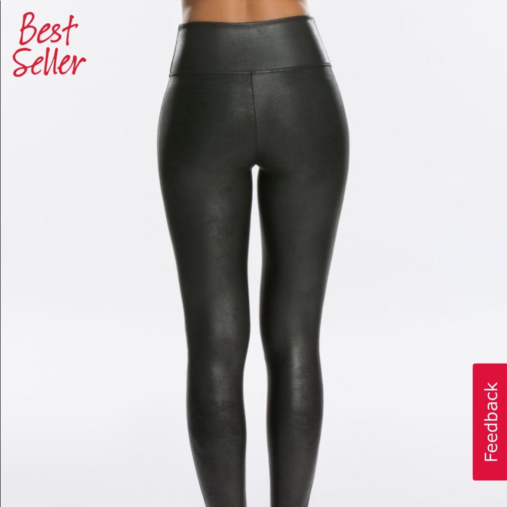 Spanx Faux Leather Leggings